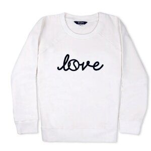 Ame & Lulu Tennis women's love all sweatshirt - size small